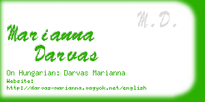 marianna darvas business card